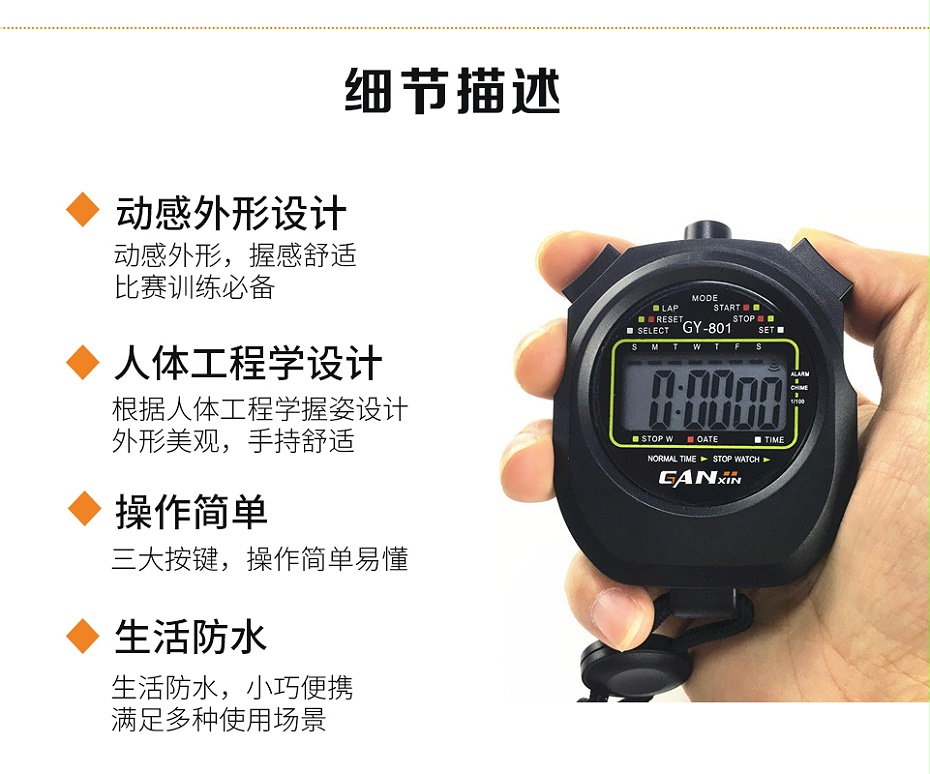 毫秒表細節
